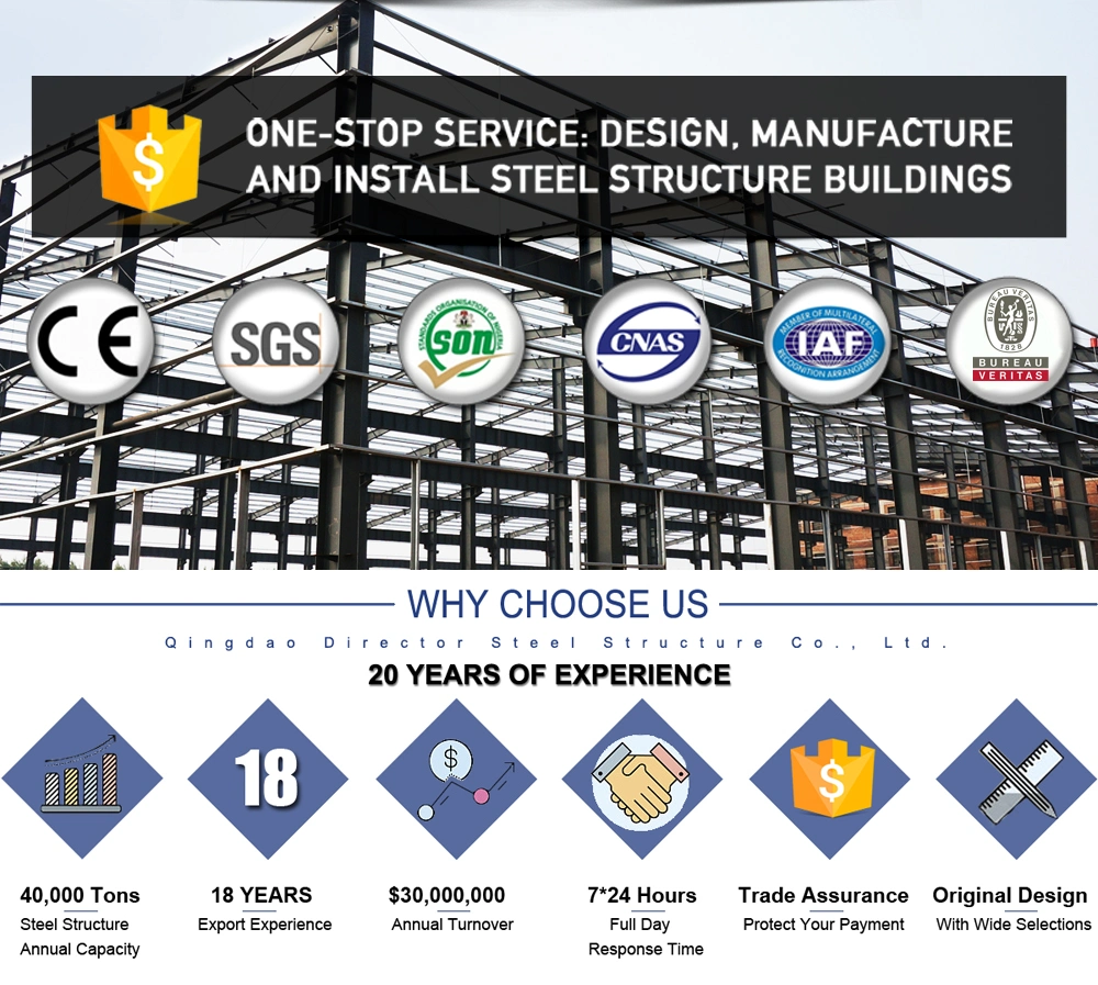 Steel Structure Building Prefabricated Warehouse Pole Barns