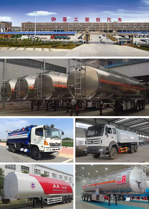 Factory Direct Supply 45000 Litres 3 Axles Oil Fuel Tank Trailers, Mobile Fuel Trailers for Sale