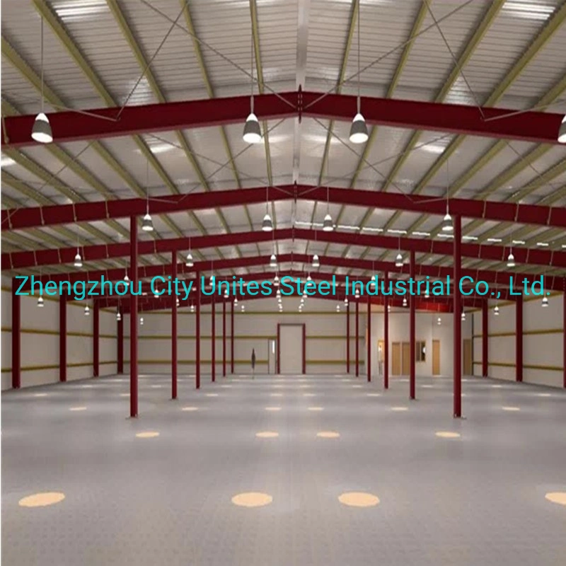 Light Gauge Steel Structure Steel Framed Prefab Cattle Barn