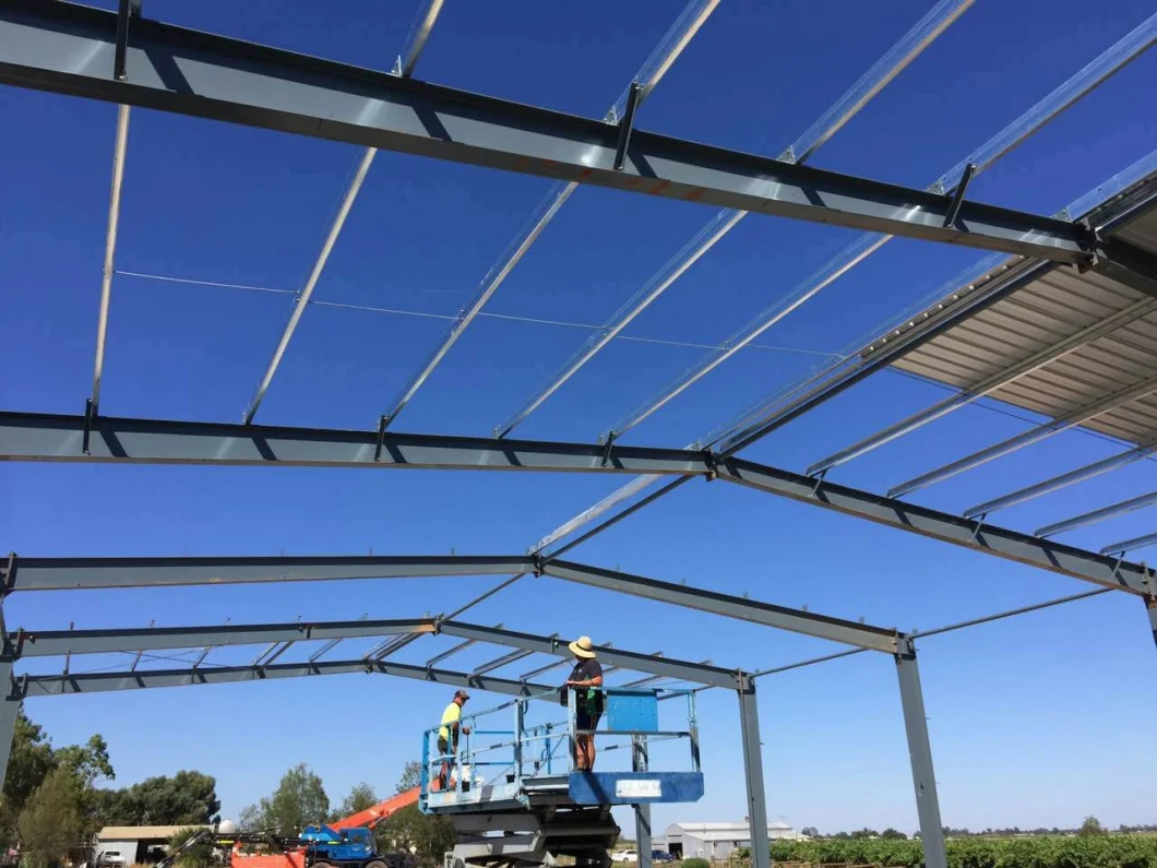 Light Gauge Steel Framing Prefabricated Factory Shed Steel Structure