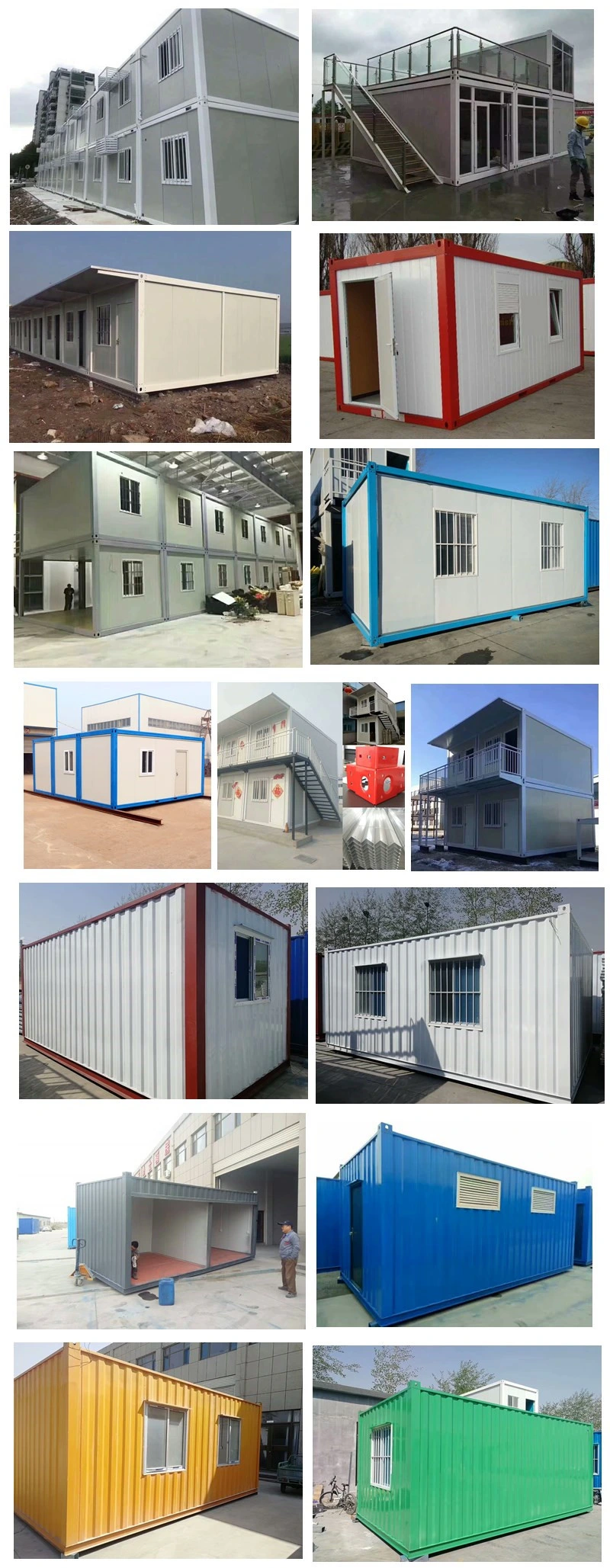 Kenya Construction Site Sandwich Panel Steel Structure Prefab Modular Office