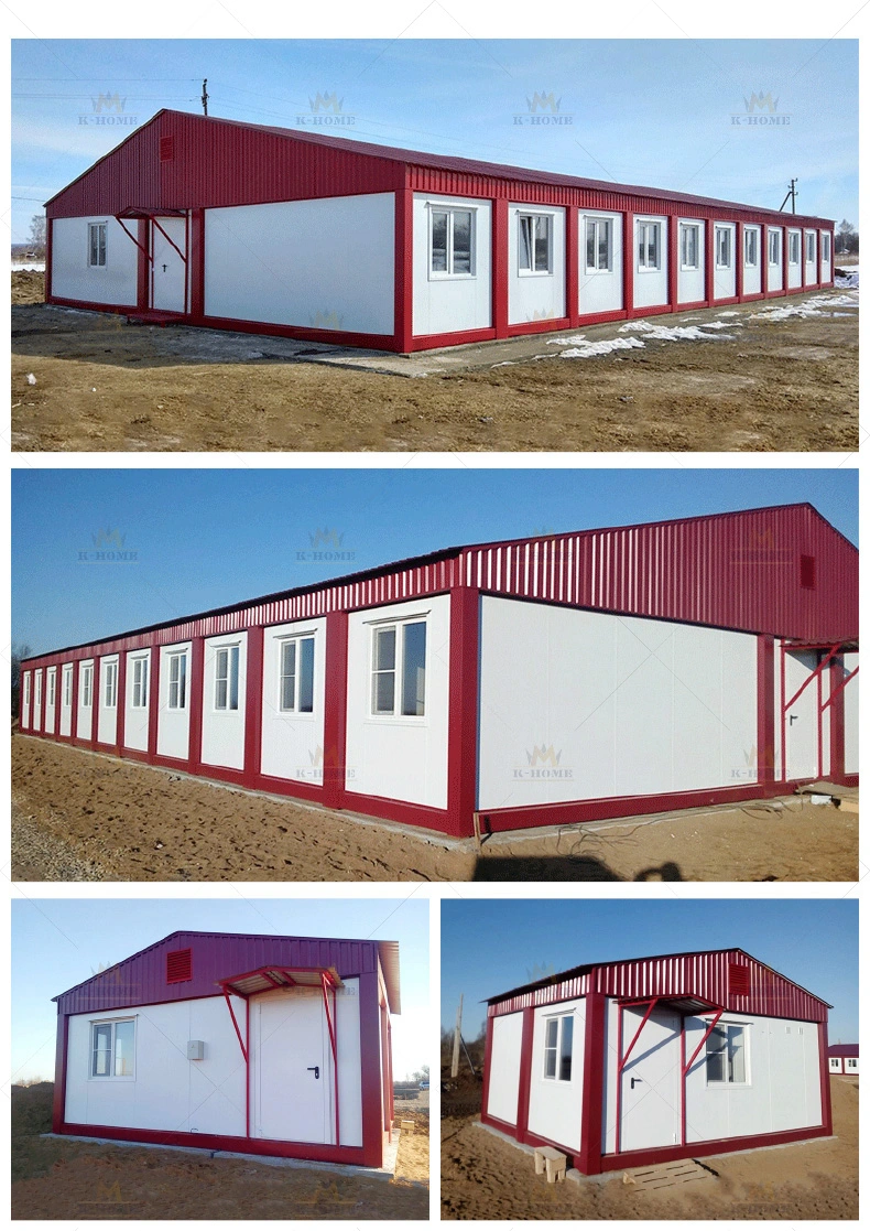 Easy Assembly Fireproof Portable Oilfield Staff Housing Container Labour Quarters