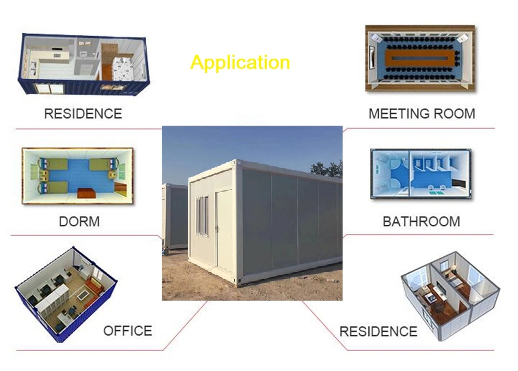 4 Level Modular Container Prefab Apartments Modular Office