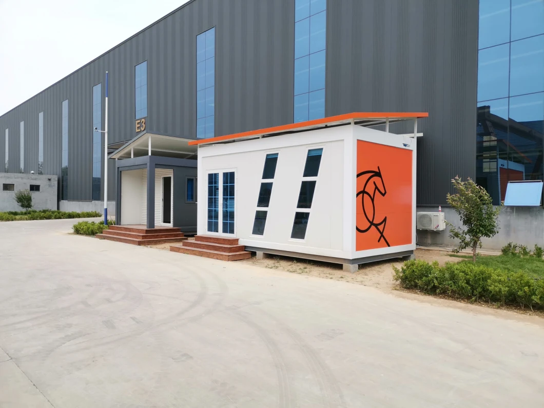 Light Steel Structure Building Prefabricated Container House for Coffee Shop Office Accommodation Car Garage
