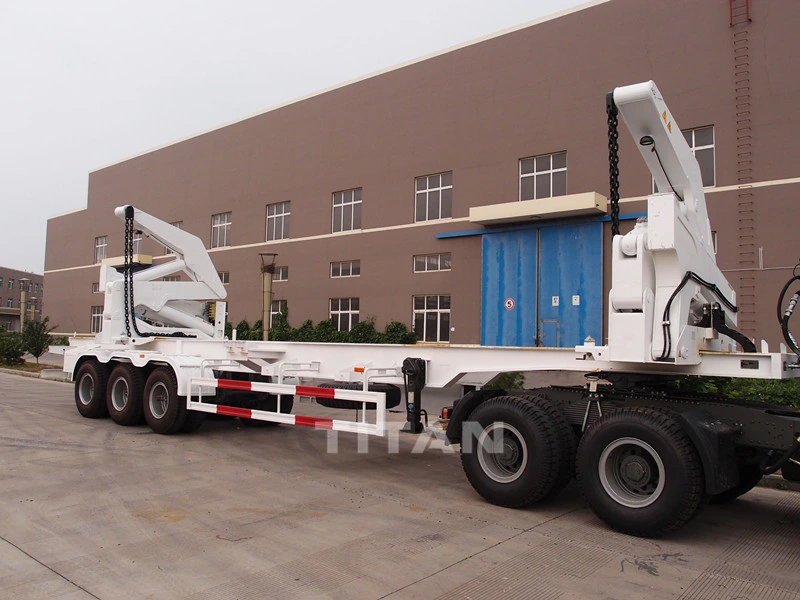 40FT Self Side Loader Container Trailer Sideloaders Self Loading Shipping Container Trailer Self Loader for Sale