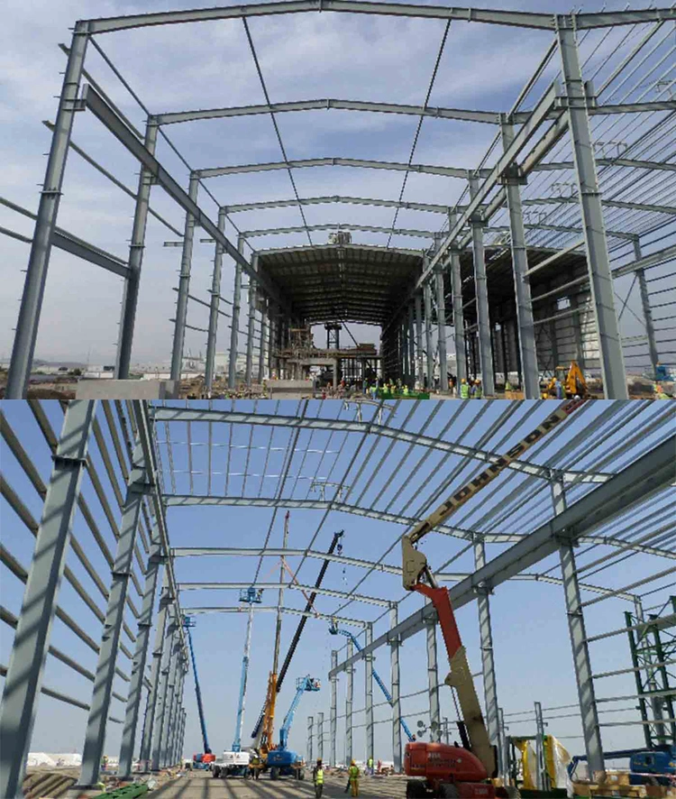 Ready Made Creative Engineering Gable Frame Light Steel Structure Metal Modular Folding Portable Construction Building