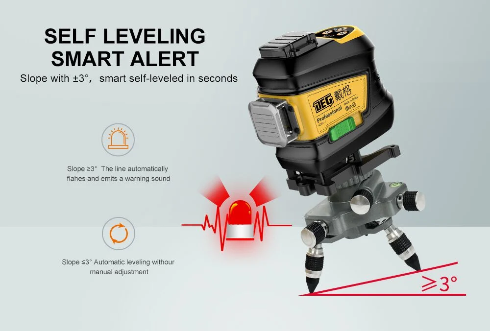 Manufactured Automatic Self Leveling Ld Green Beam Laser Level