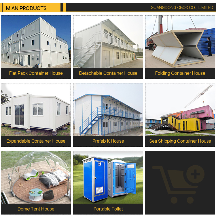 Cbox Modern Hurricane Proof Luxury Container Homes 40FT Prefab Houses