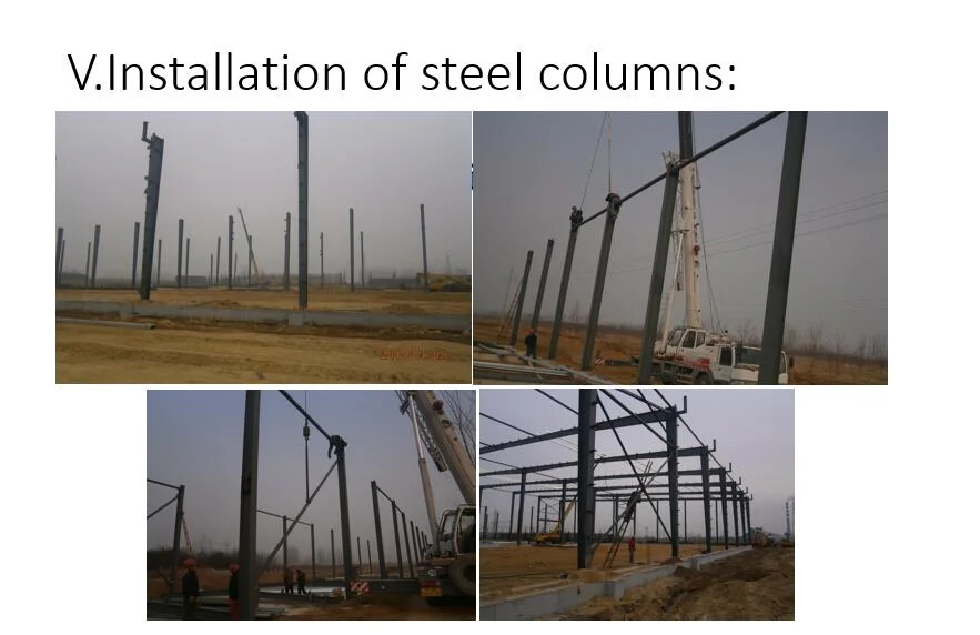 Metal Light Steel Structural Portal Frame Warehouse Building