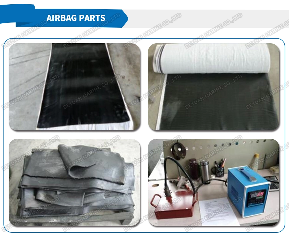 Rubber Airbags for Discharging and Launching of Ships
