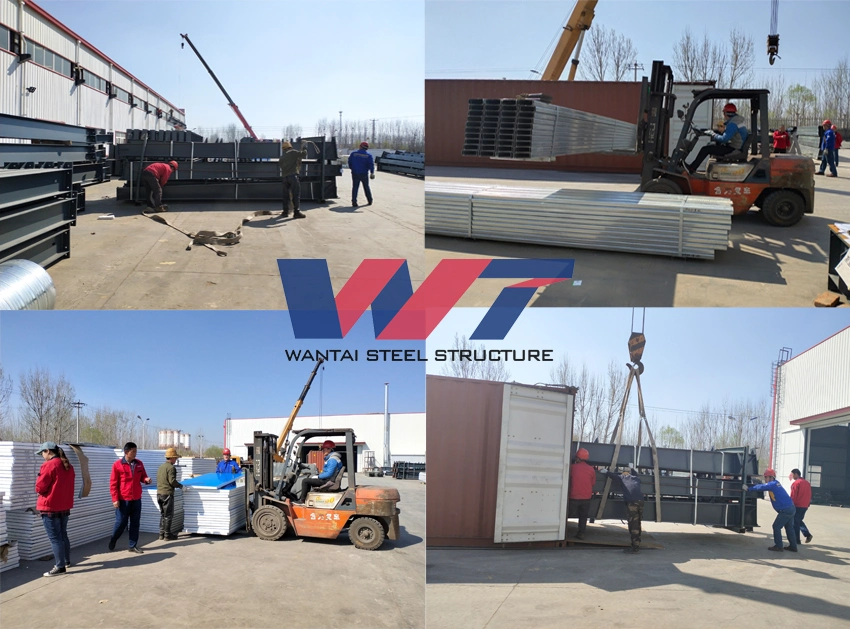 Prefabricated/Prefab Warehouse/Workshp/Cold Storage/Car Garage Steel Structure for Metal Building