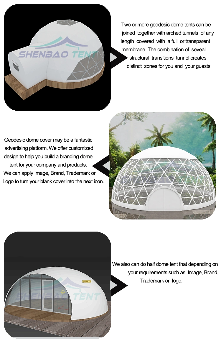 Factory Price Dome Tent Geodesic Dome House for Sale