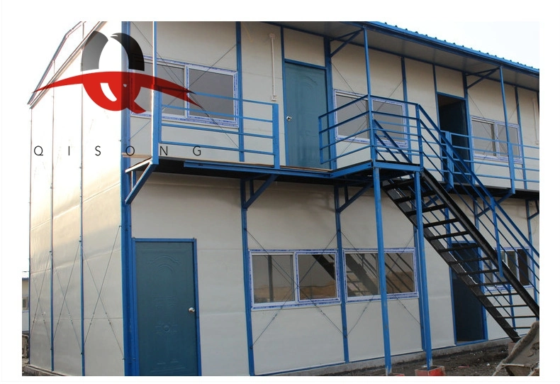 [Qisong] Double Storeys Steel Structure Prefab House Prefabricated Building Prefabricated House Portable House