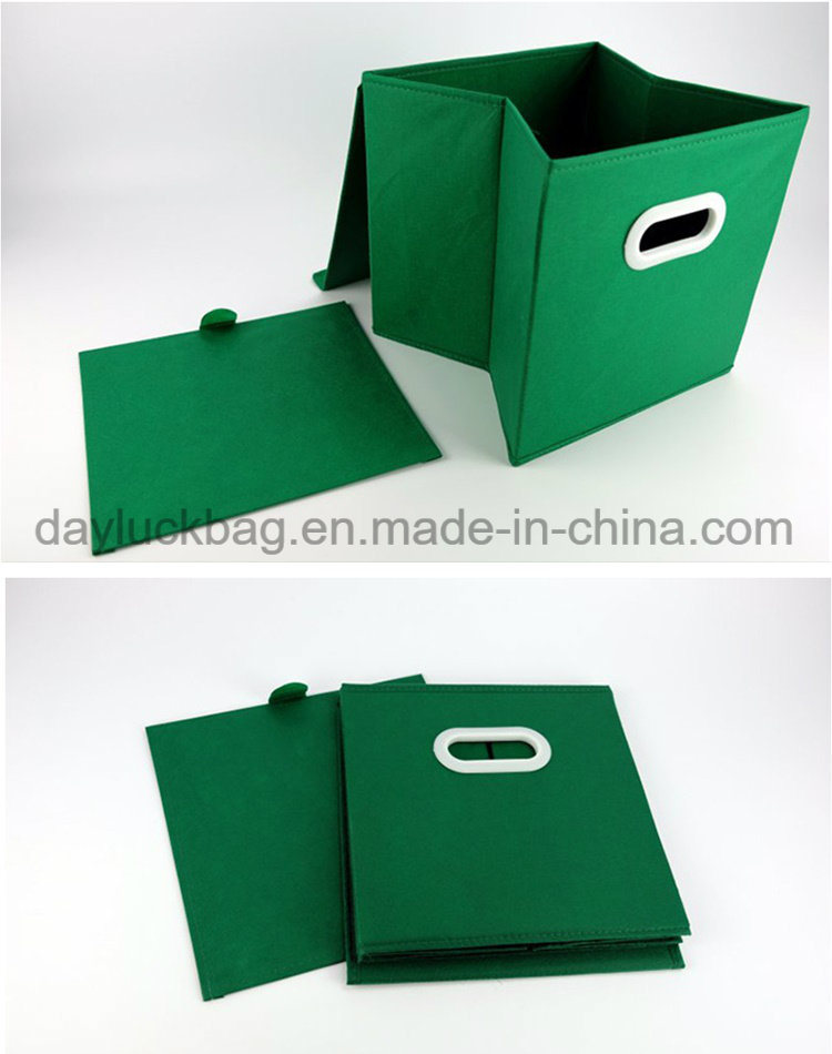 Non Woven Fabric Covered Decorative Living Box Home Clothes Storage Box