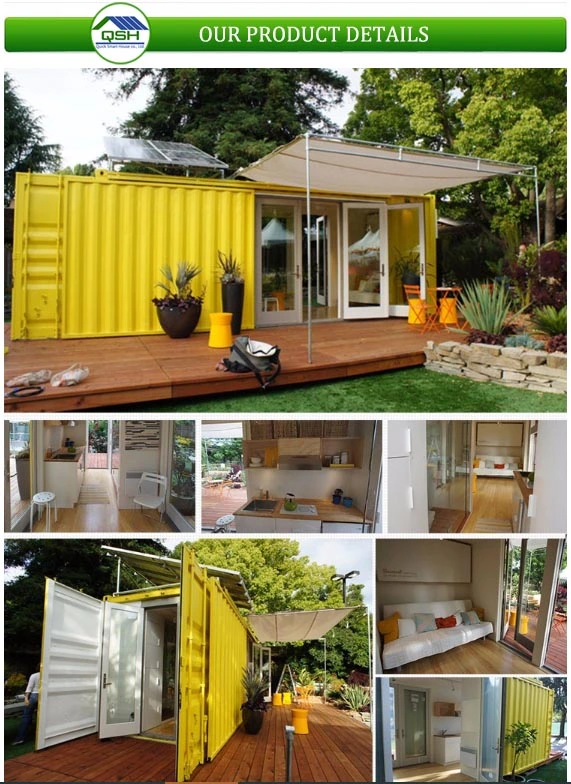 Solar Prebuilt Finished Shipping Container Homes for Sale Used