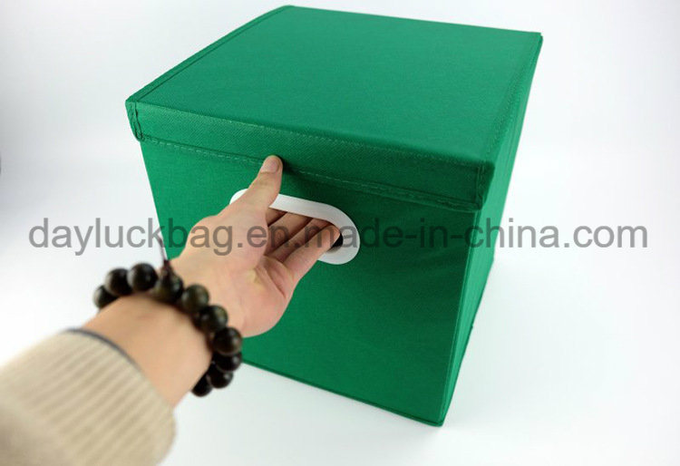 Non Woven Fabric Covered Decorative Living Box Home Clothes Storage Box