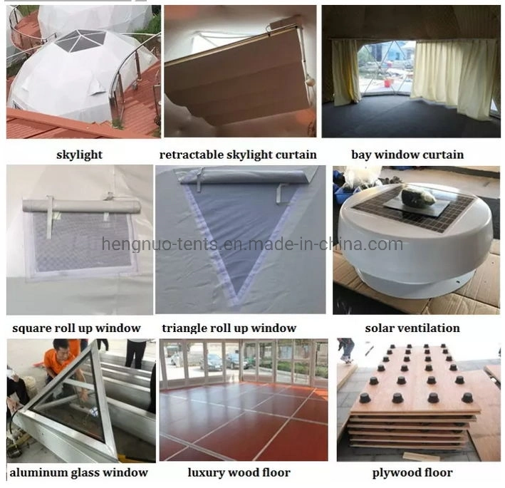6m Prefabricated Dome House Tent for Outdoor Hotel
