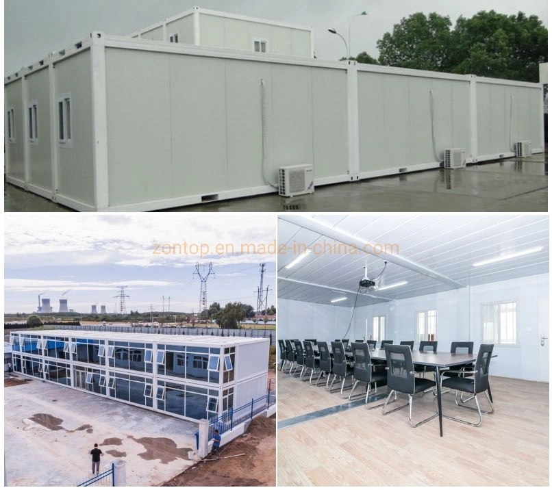 Anti Earthquake Steel Frame Building Prefab Office Building Container House