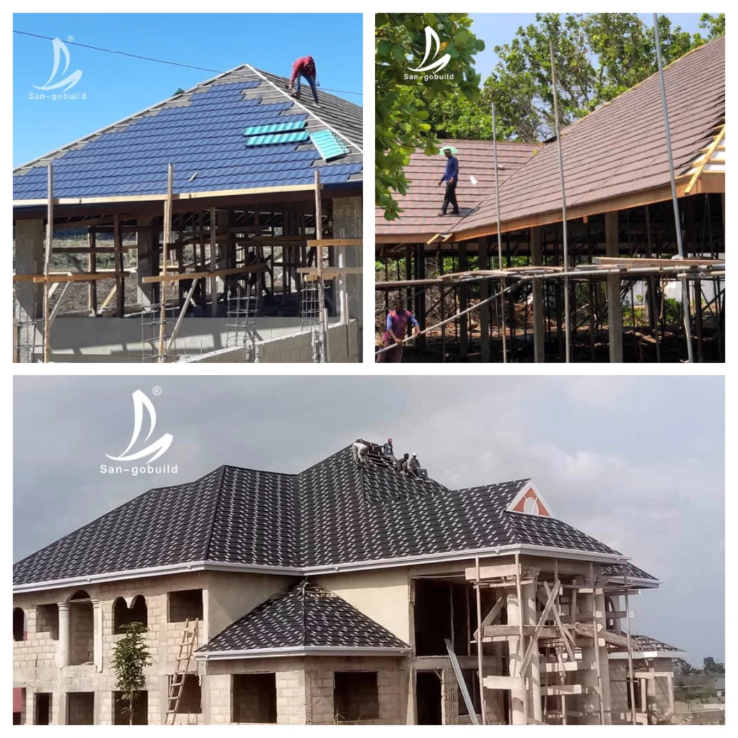 Roofing Materials Types Prefab Roof Sheet, New Zealand Metal Tiles Wooden Shake Roofing Tile for Houses