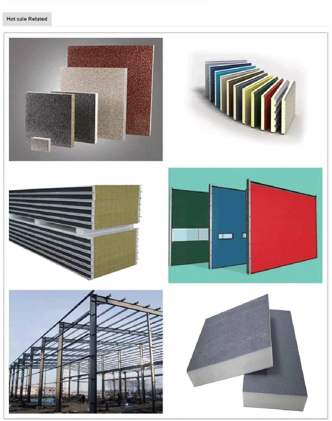 Building Materials Roof Board Steel Prefab Prefabricated House Roof Sandwich Wall Panels