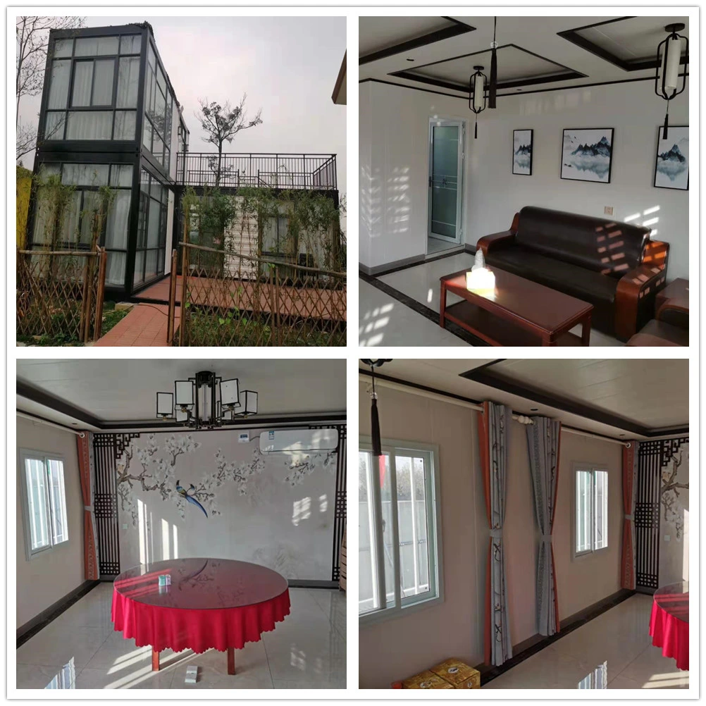 ISO Luxury Two Storey Two Bedroom Prefab House Container House in Africa
