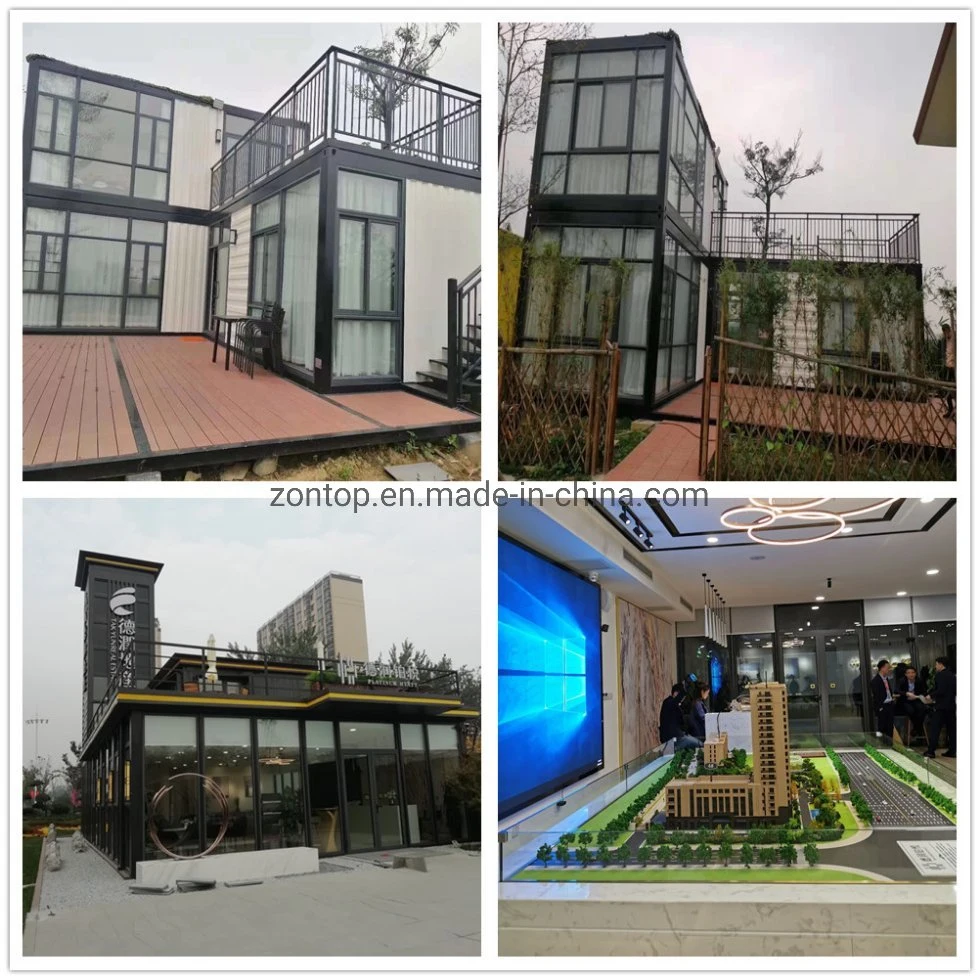 Nigeria Two Storey Three Bedroom Living Luxury Prefab House Container Homes