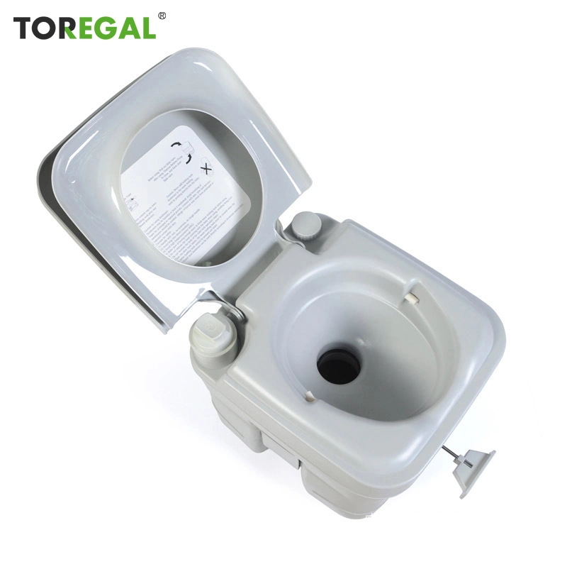 Toreal Quality Plastic Portable Toilet 20L Outdoor Flush Camping Toilet