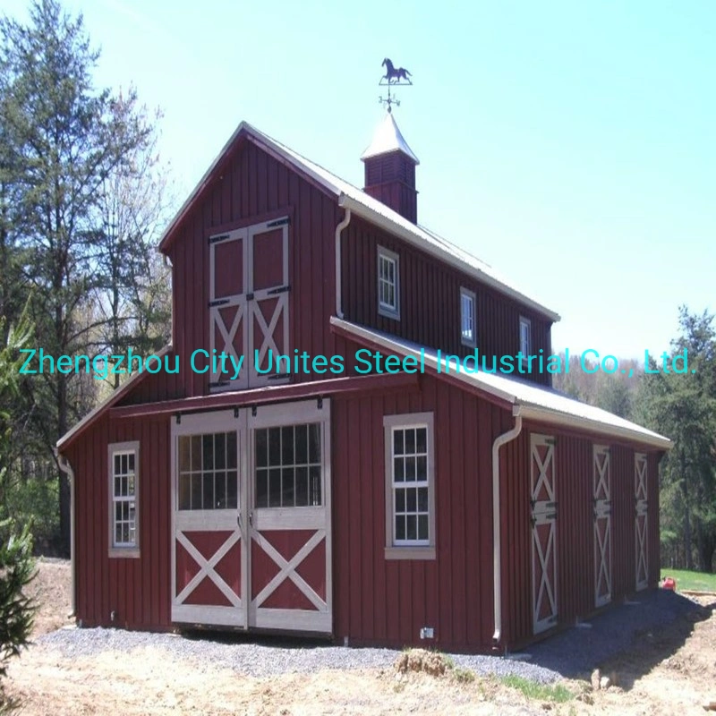 Manufacturer Metal Frame Building Free Design Prefab Steel Agriculture Barn