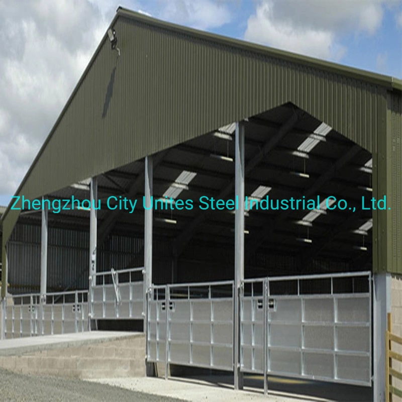 Manufacturer Metal Frame Building Free Design Prefab Steel Agriculture Barn