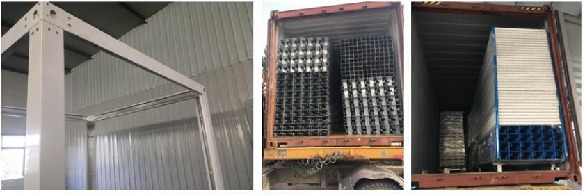 Steel Structural Frame 20FT Mobile Home Container Depot Prefab Homes