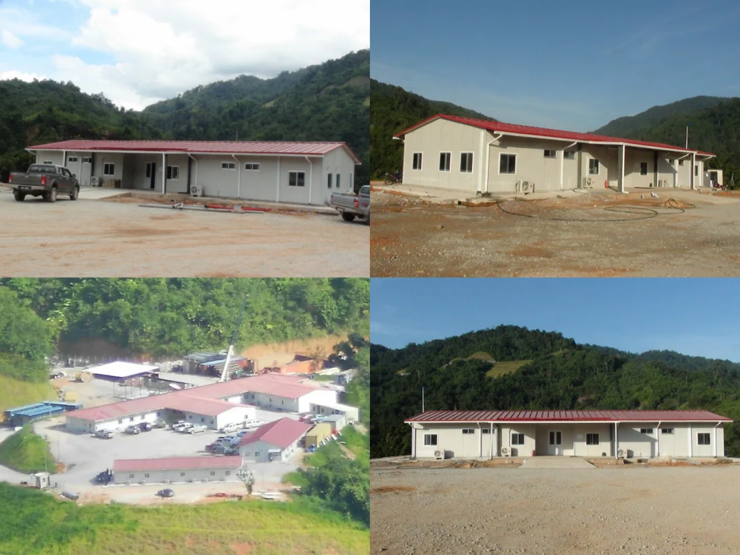 Somalia Prefabricated House Building Site Labor Camp Office Temporary Building Modular House