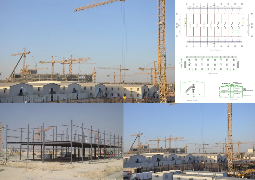 Somalia Prefabricated House Building Site Labor Camp Office Temporary Building Modular House