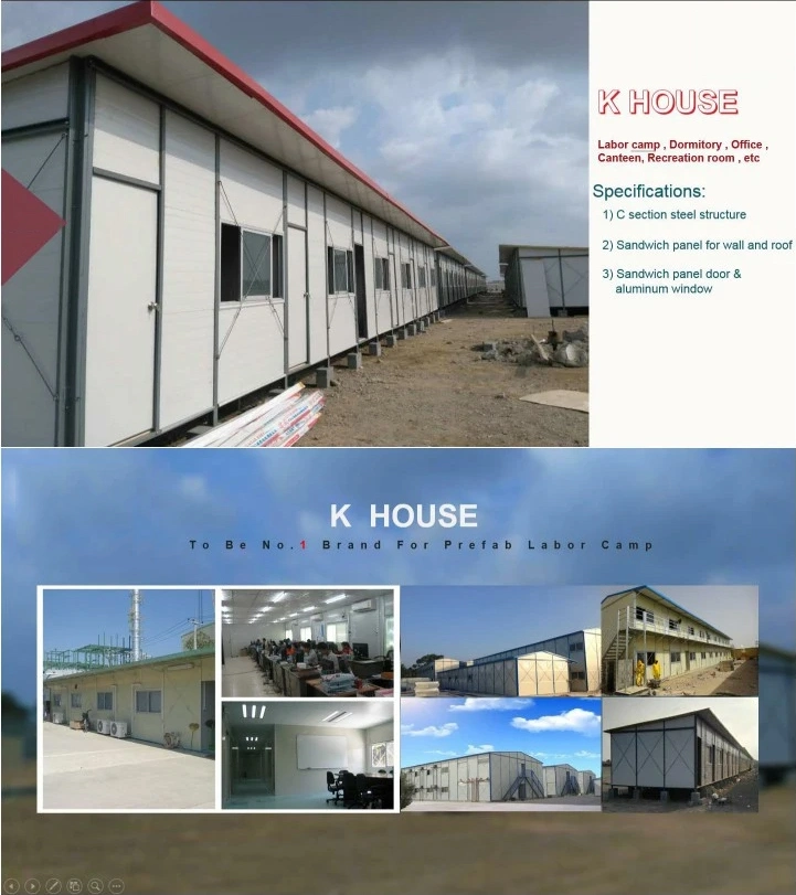 Ecomonic Prefabricated Multifunctional Office Prefab Dormitory Prefab Canteen