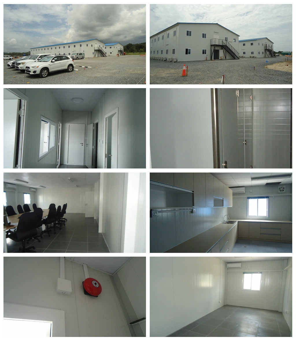 Somalia Prefabricated House Building Site Labor Camp Office Temporary Building Modular House