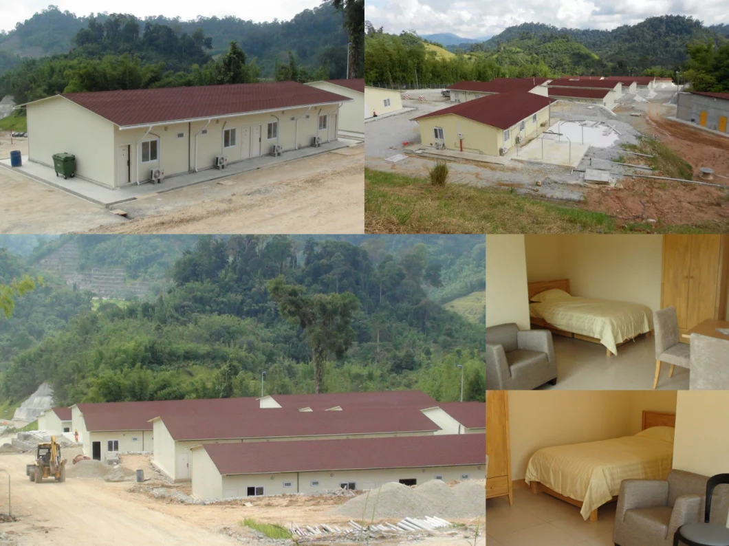 Somalia Prefabricated House Building Site Labor Camp Office Temporary Building Modular House