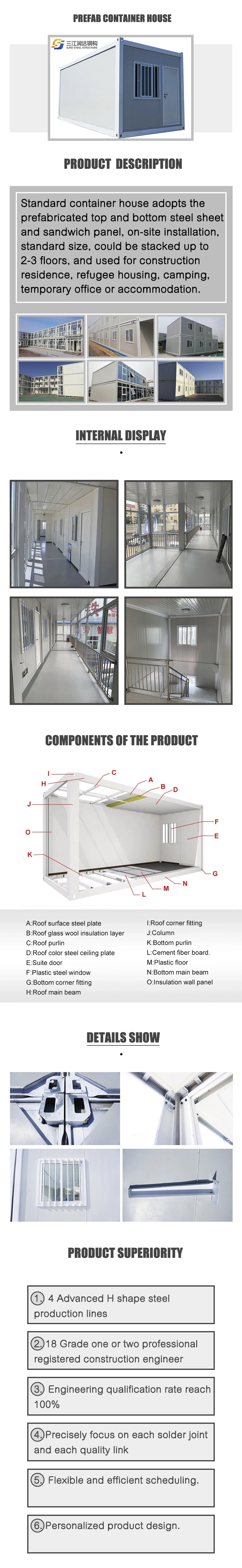 Fast House Building Container House Modular Shop