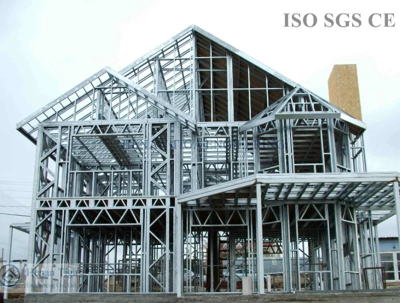 Customizable Light Steel Structure Prefabricated House, Prefabricated Villa