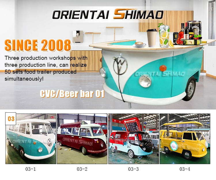 Mobile Bar Beer Truck Small Trailer Mobile Ice Cream Carts for Sale
