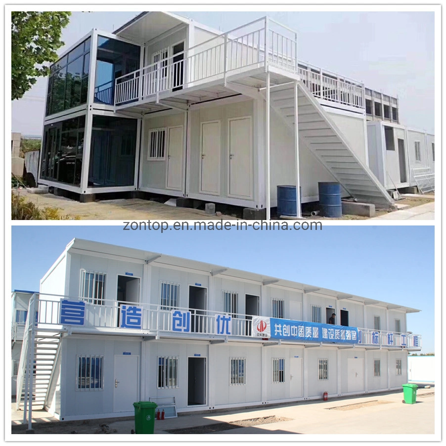 China Two Storey 3 Bedroom Luxury Living Prefab Container Homes Luxury House