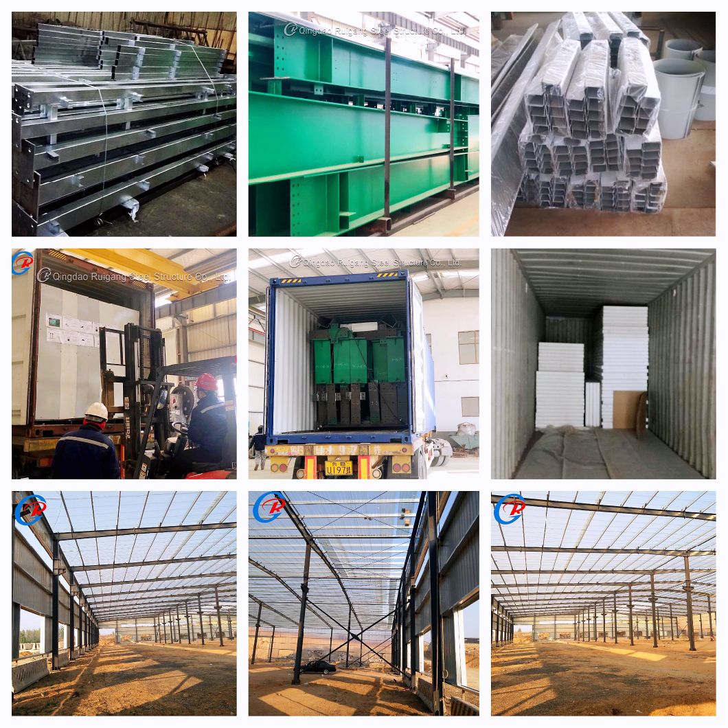 2021moden Popular Light Prefab Steel Structure Commercial Building with Two Storeys