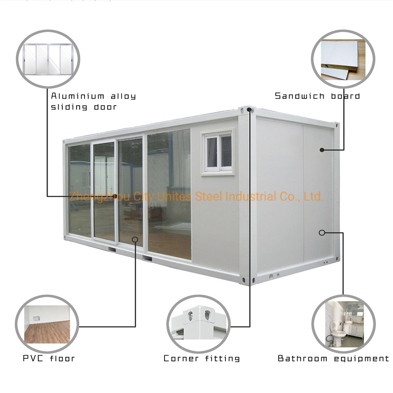 20FT 40feet Moveable Prefabricated Container House Steel Box House