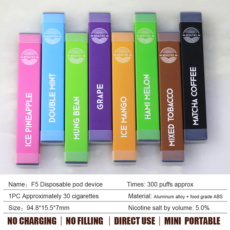 OEM No Charging Pods System Vape Pen Products with Fixed Pods Plus Nicotine Salt