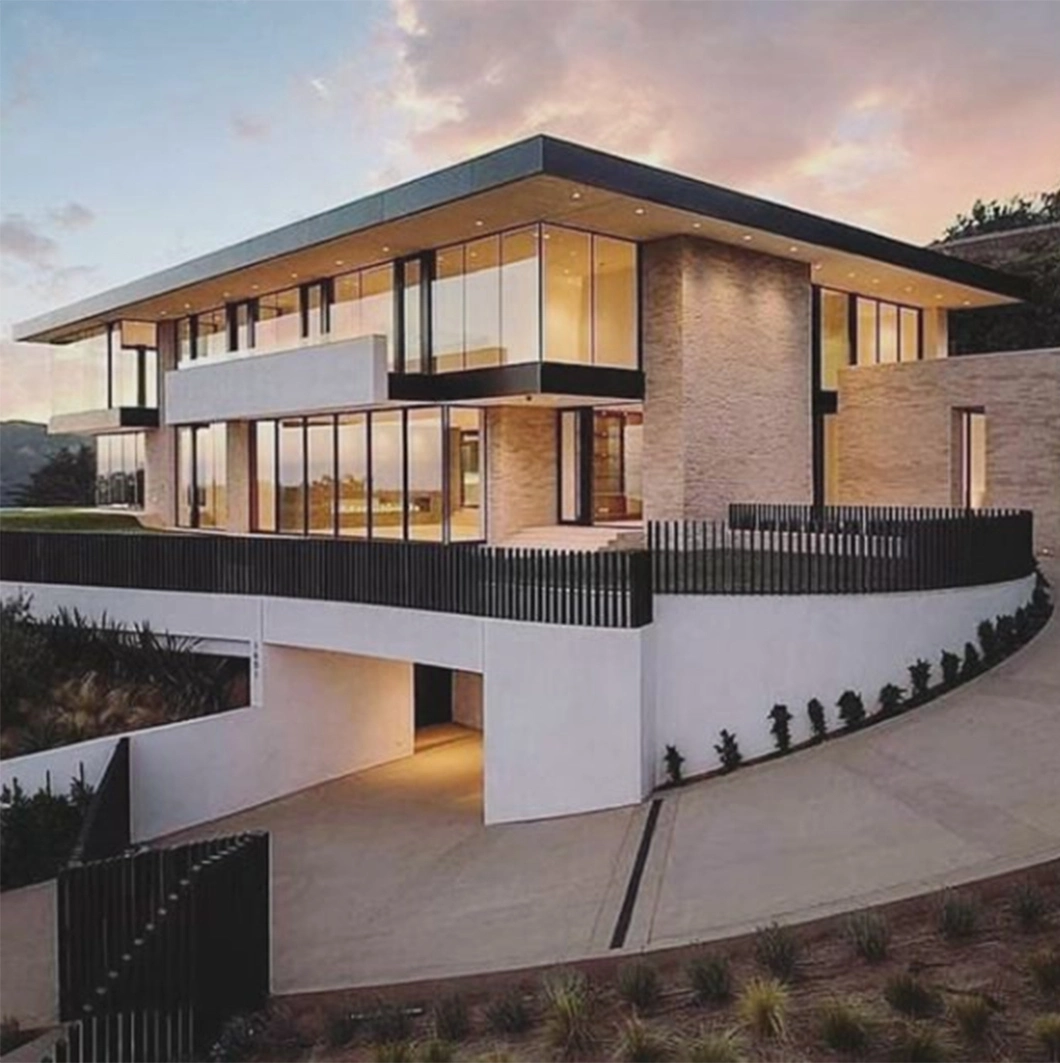 High Quality Modern Luxury design 3 Bedrooms Light Steel Villa with 2 Bathrooms for Sale