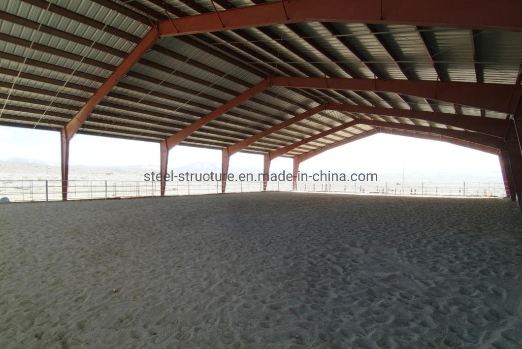 Hot Sale Steel Structure Warehouse Hay Storage Shed House Barn Arena