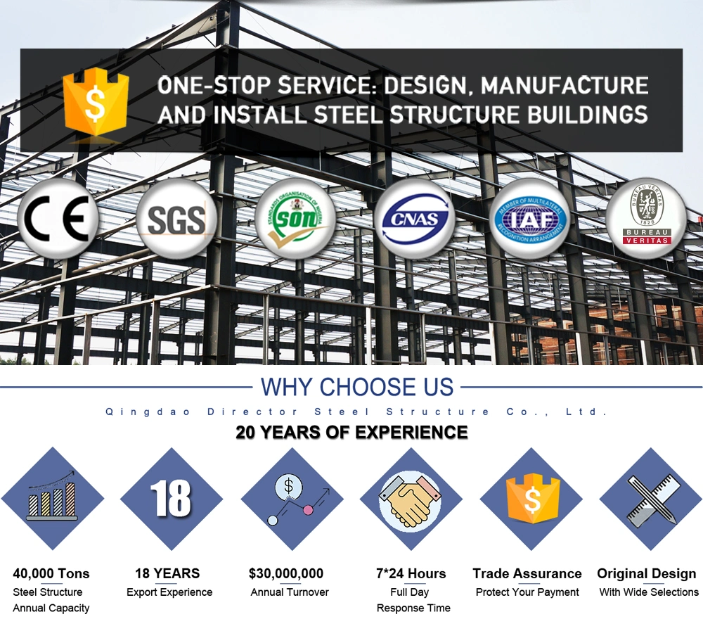 Fabricated/Pre-Fabricated Steel Structure Construction Building Warehouse