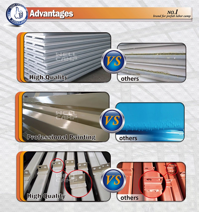 Prefab House Portable Container House Luxury Steel Garden Light Villa