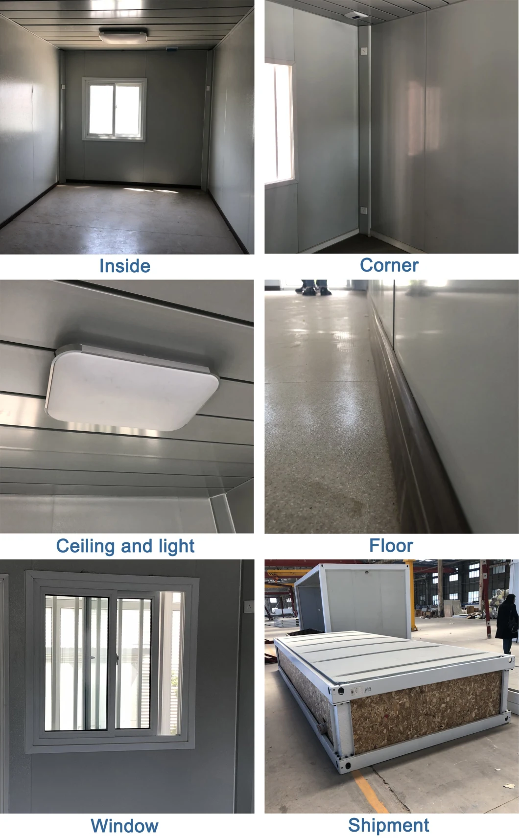 Portable Shipping Container House Mobile Toilet Home Flat Pack Log Store