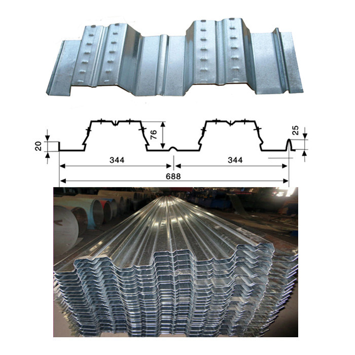 Galvanized Floor Deck of Steel Structure Framed Commercial Office Building Structural Steel Prefab Construction&nbsp;