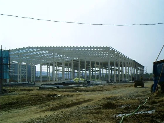 Industrial Hall Steel Structure Prefab Metal Warehouse