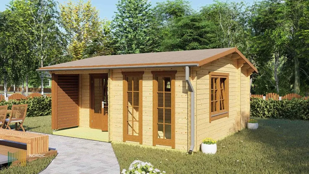 Prefab Cabin for Resort Hotel Room, Affordable Small Cottages Prefabricated
